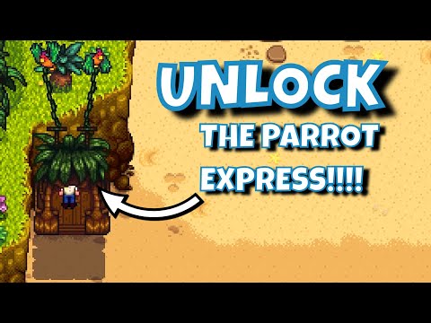 Parrot Express Delivery in Stardew Valley